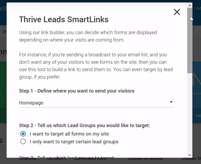 smart links screen